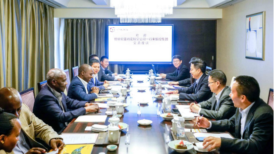 坦桑尼亚驻华参赞一行到人生就是搏集团交流座谈