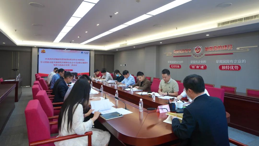 人生就是搏集团党委学习贯彻习近平新时代中国特色社会主义头脑主题教育向导小组办公室第一次聚会召开