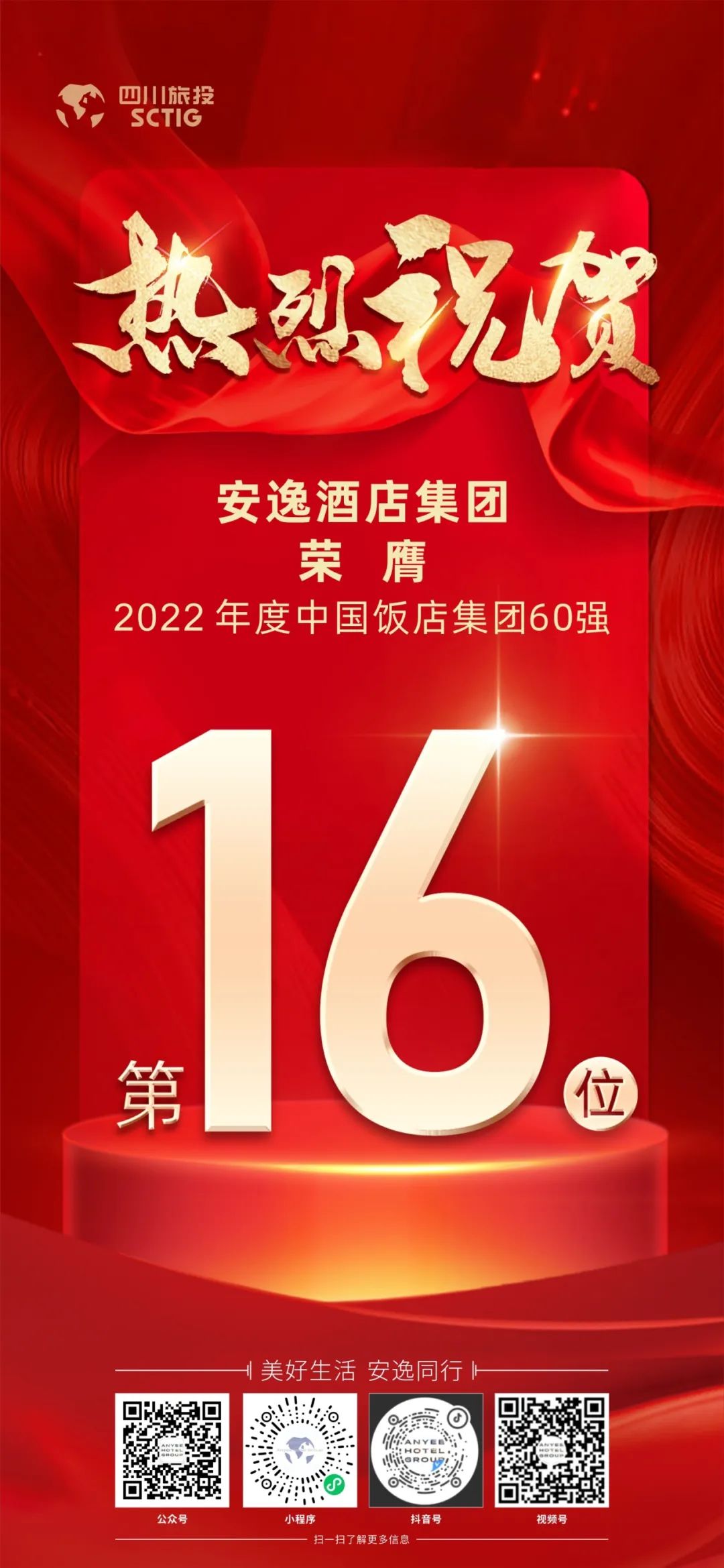 四川人生就是搏集团荣膺“2022年度中国饭馆集团60强”